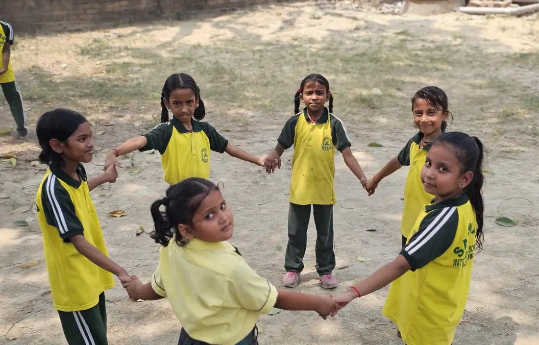 Pre-Primary and Primary students at Sanskar International School Hajipur